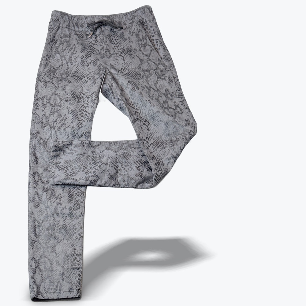 Bevy Flog Python Snake Print Joggers Elastic Wais… - image 1